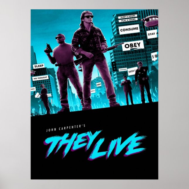 Póster Live Retro Print (Frente)