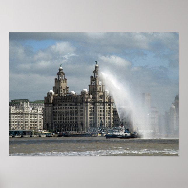 Póster Liver Building Liverpool Poster (Frente)