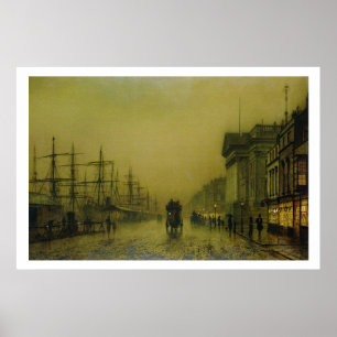 Póster Liverpool atraca aduanas y los muelles de