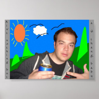 Póster Livin' Large Poster