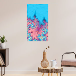 Póster Living Coral Reef Fractal Ocean Abstract