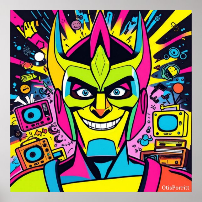 PÓSTER LIVING IN THE EIGHTIES-3 (Frente)