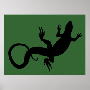 Póster Lizard Art Poster Reptile Poster Grande
