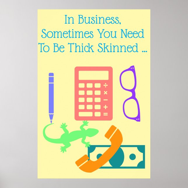 Póster Lizard at Work (Frente)