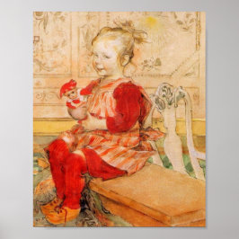 Póster Lizbeth sosteniendo una muñeca