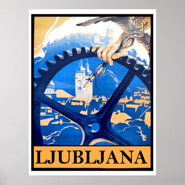 Póster Ljubljana (Frente)