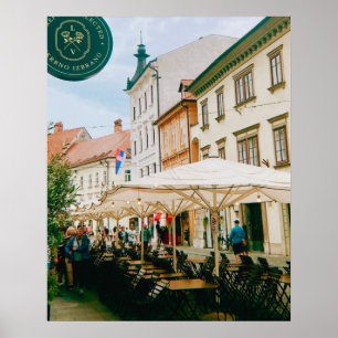 Póster Ljubljana Cityscape