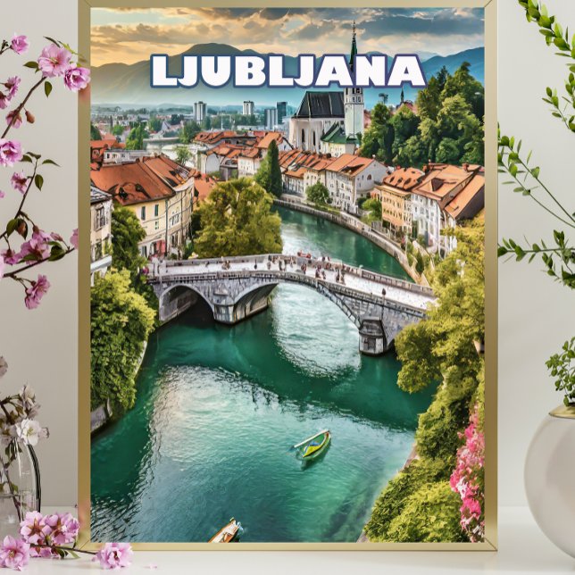 Póster Ljubljana, joyau slovène (Subido por el creador)