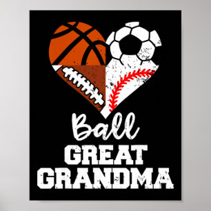 Póster Ll Bisabuela Fútbol Footll Vender Sketll