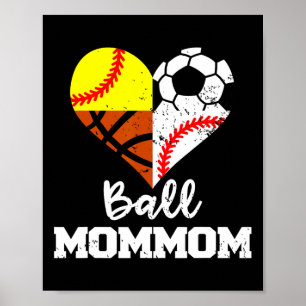 Póster Ll Mommom Fútbol Vender Boceto Suave Ll Mommom