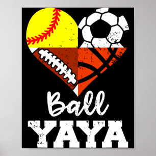 Póster Ll Yaya Fútbol Softll Sketll Jugador Yaya T 