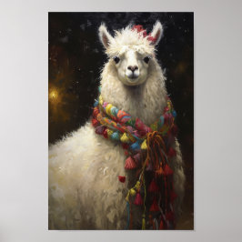 Póster Llama a Navidades cutos