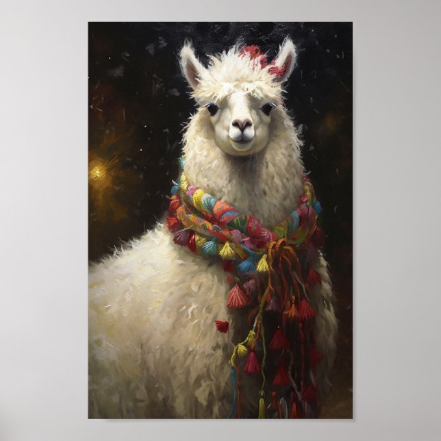 Póster Llama a Navidades cutos (Frente)