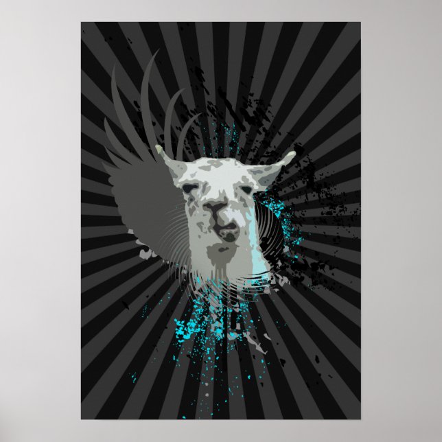 Póster llama de alta fidelidad. (Frente)