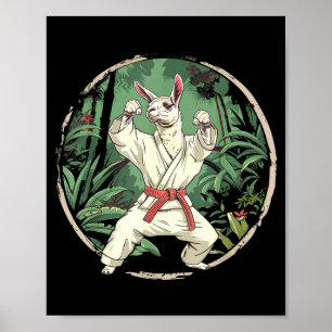 Póster Llama de Karate MMA Kickboxing Forest Taekwondo