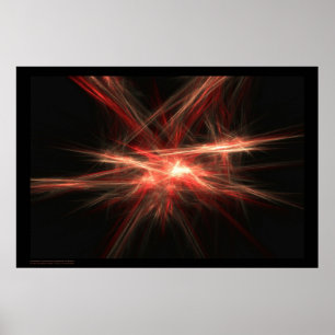 Póster Llama del fractal: Alma de la monzón