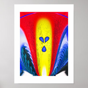 Póster Llama dorada