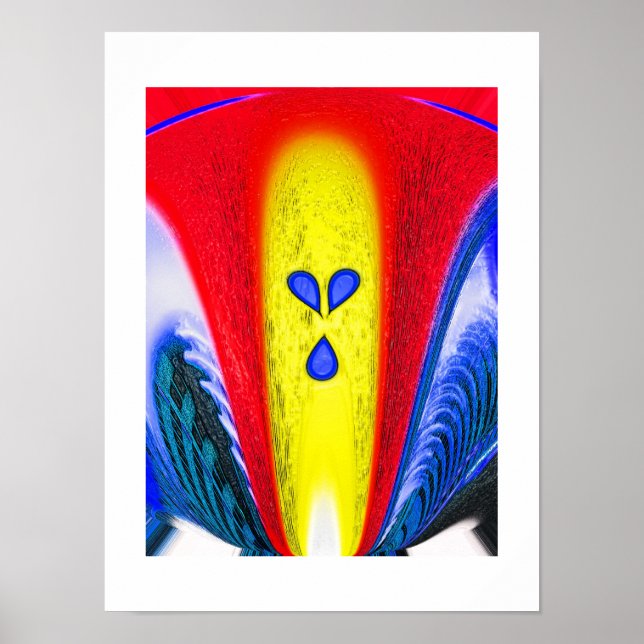 Póster Llama dorada (Frente)