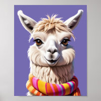 Llama envuelta en calidez: edición de miedo