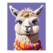 Llama envuelta en calidez: edición de miedo