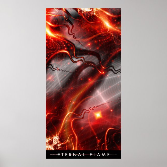 Póster Llama eterna (Frente)