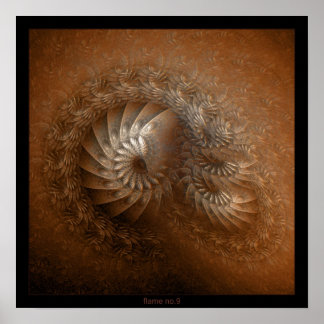 Póster llama número 9