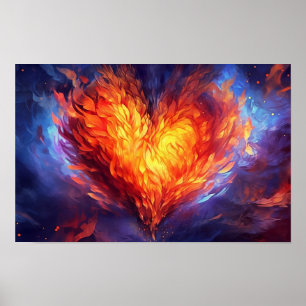 Póster Llama Sagrada de Amor