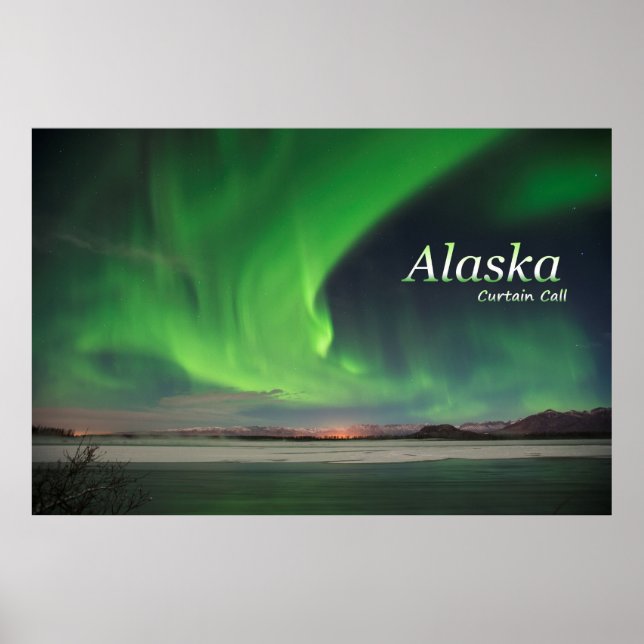 Póster Llamada de la Cortina de Alaska (Frente)