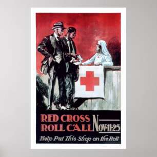 Póster Llamada de la Cruz Roja (US00203)