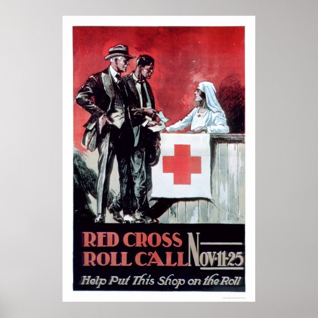 Póster Llamada de la Cruz Roja (US00203) (Frente)