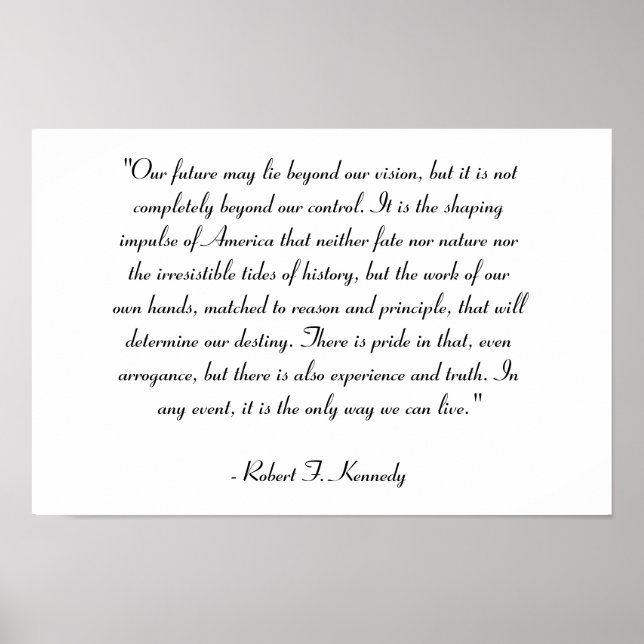 Póster Llamada de RFK (Frente)