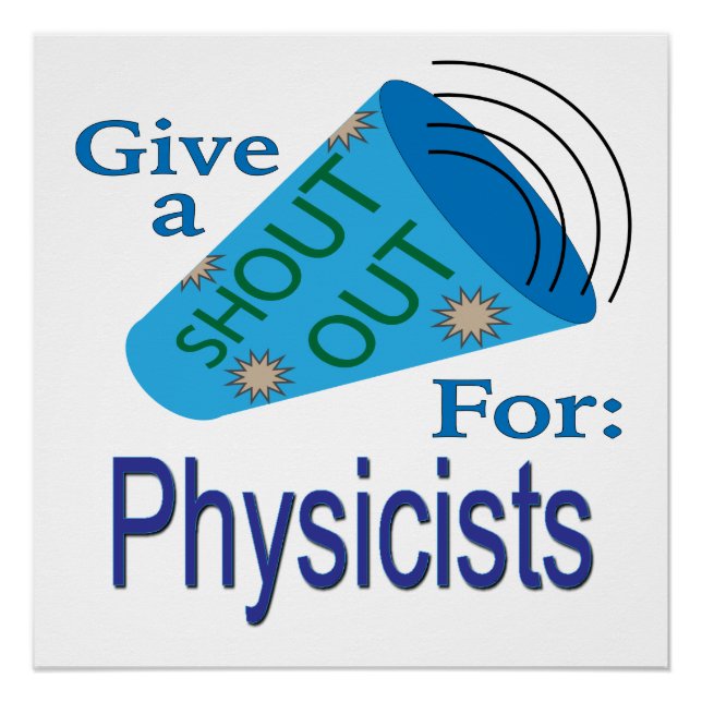 Póster Llamada para Físicos (Anverso)