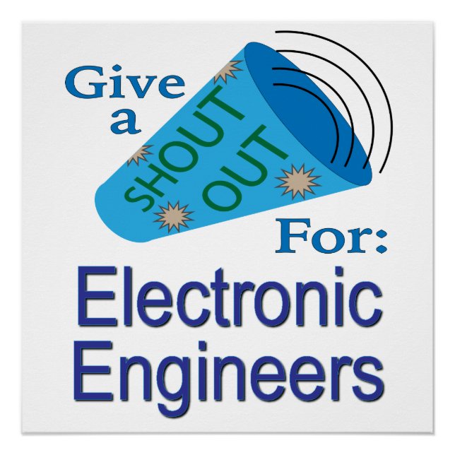 Póster Llamada para ingenieros electrónicos (Anverso)