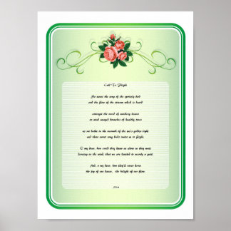 Póster Llamada Para Volar