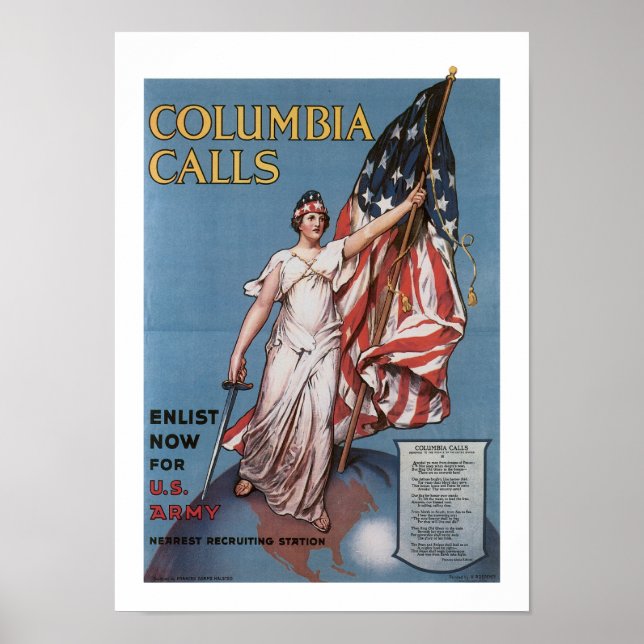Póster Llamadas de Colombia (Frente)