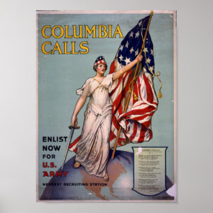 Póster Llamadas de Columbia