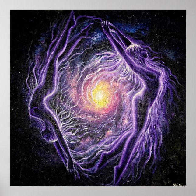 Póster Llamadas gemelas en el universo del amor (Frente)