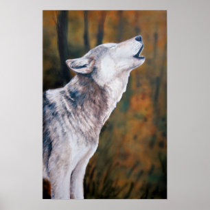 Póster "Llamado de lo salvaje" reproducción de Wolf Art P