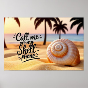 Póster Llámame a mi teléfono Shell