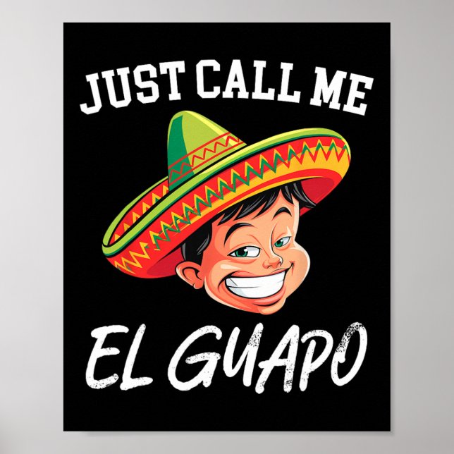 Póster Llámame El Guapo Fiesta Cinco De (Frente)