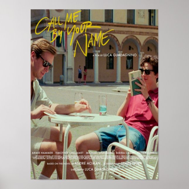 Póster Llámame por la película alternativa de tu nombre (Frente)
