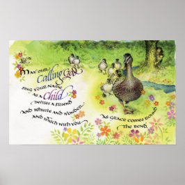 Póster Llamando a Dios, 20" x 12,5", Imprimir