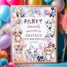 Llamando a todos los animales Fiestas Jungle Safar