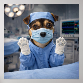Póster "¡Llamando al Dr. Louie!"