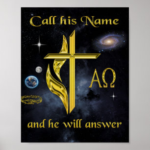 Póster Llamar a su nombre