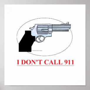 Póster llamar al 911