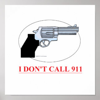 Póster llamar al 911