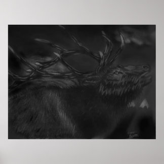 Póster llamar por la noche