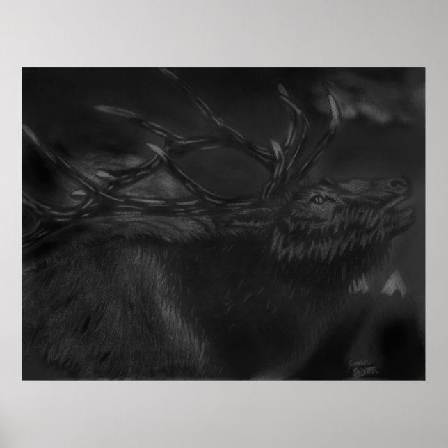 Póster llamar por la noche (Frente)