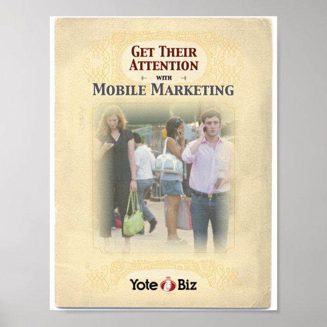 Póster Llamar su atención (Frente)